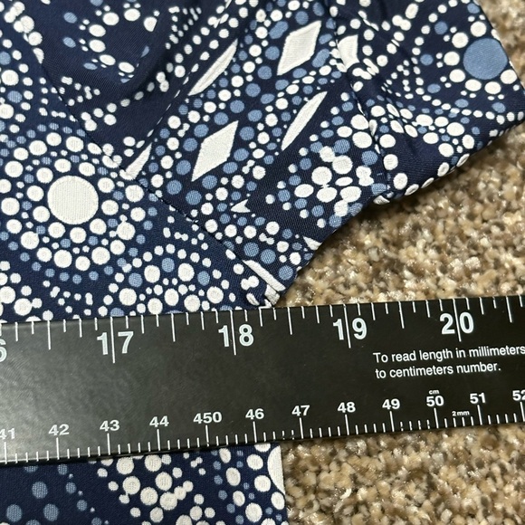 Espresso Navy and White Midi Dress - Picture 6 of 9